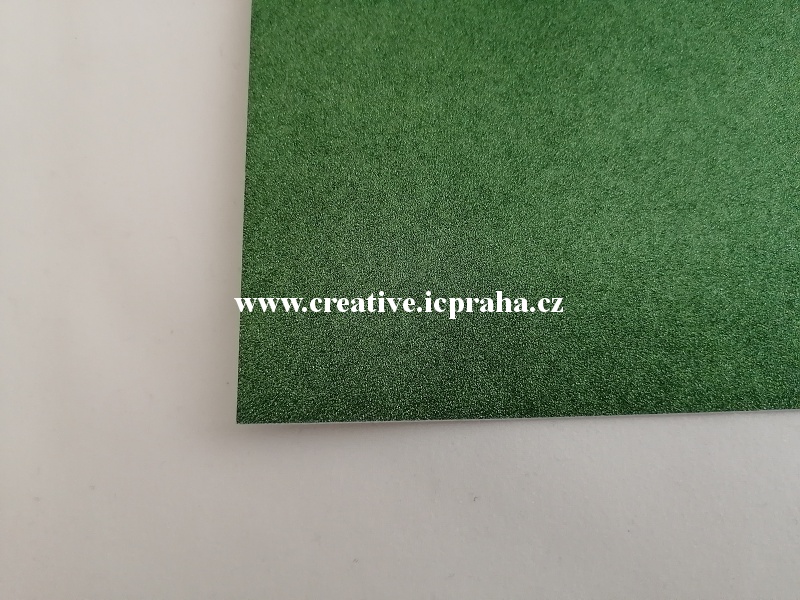 papír A4 250g/m2  glitr - zelená